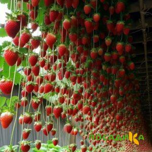 Клубника ампельная Анастасия купить по цене от 370р. в интернет-магазине «Посадика» с доставкой почтой в в Александровске и по всей России – [изображение №1].